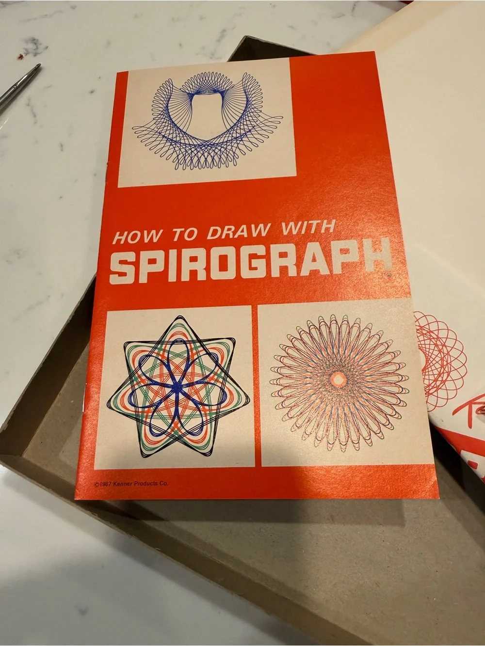 Kenner New Spirograph Complete Drawing Set Original Box Booklet Paper 1960s. VTG